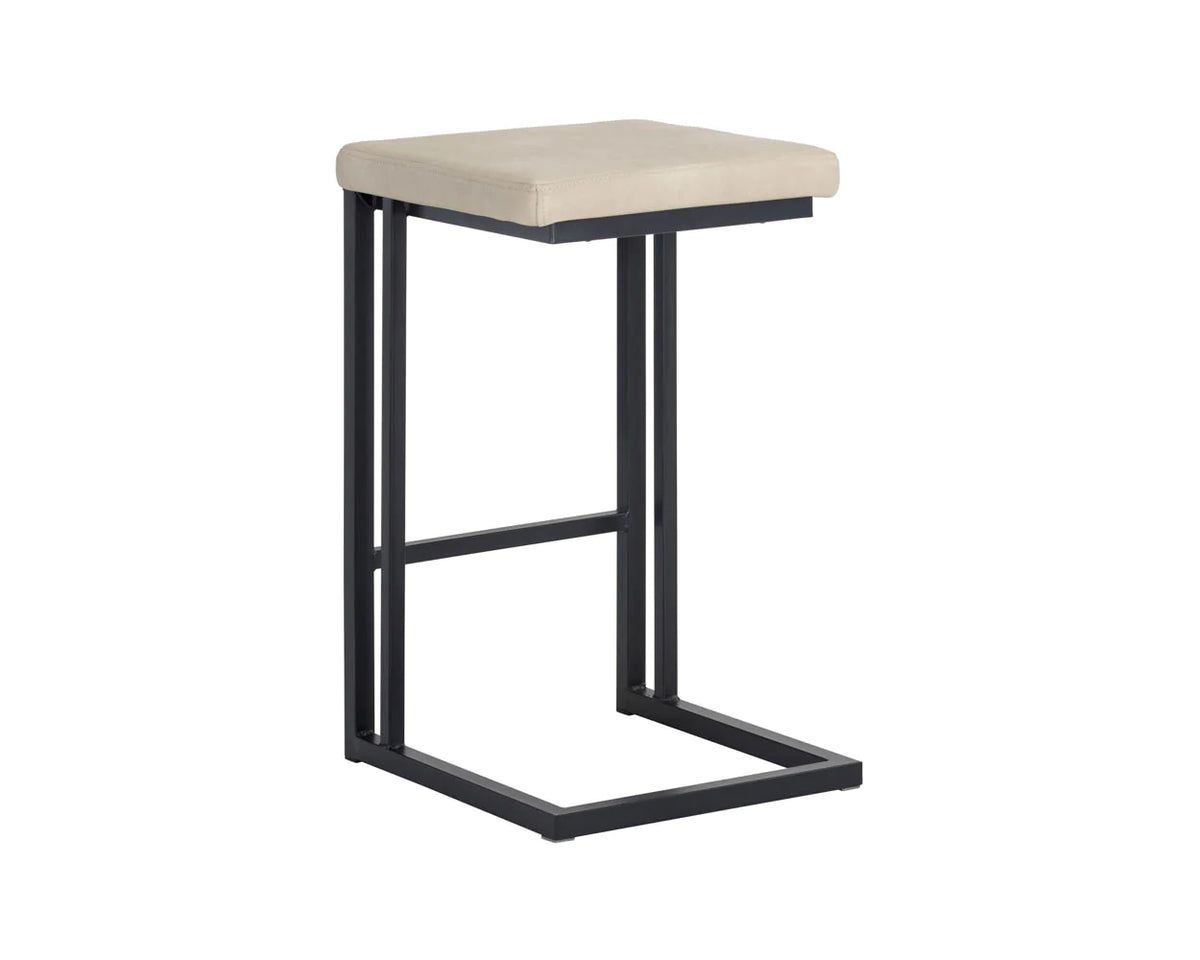 Boone Counter Stool Black Base Furniture Depot