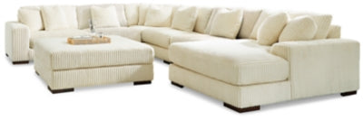 Lindyn 6-Piece Sectional with Chaise and Ottoman