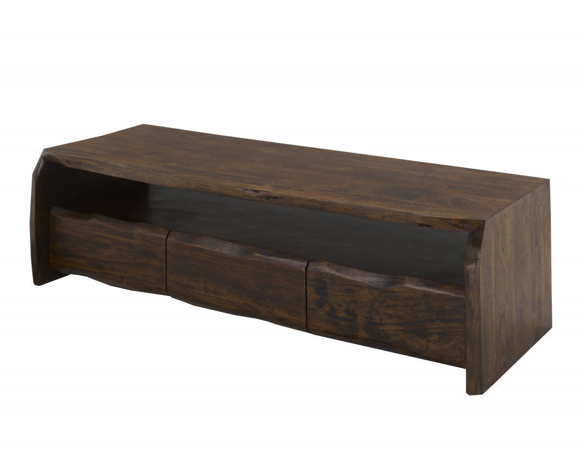 Live edge wood tv console hotsell