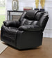 Regina Power Recliner Sofa Collection Air Leather - Black - Furniture Depot