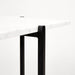Ida Black Metal End Table - Furniture Depot