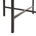 Ida Black Metal End Table - Furniture Depot