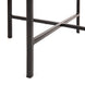Ida Black Metal End Table - Furniture Depot