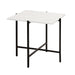 Ida Black Metal End Table - Furniture Depot