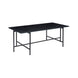 Ida Black Marble Coffee Table - Furniture Depot