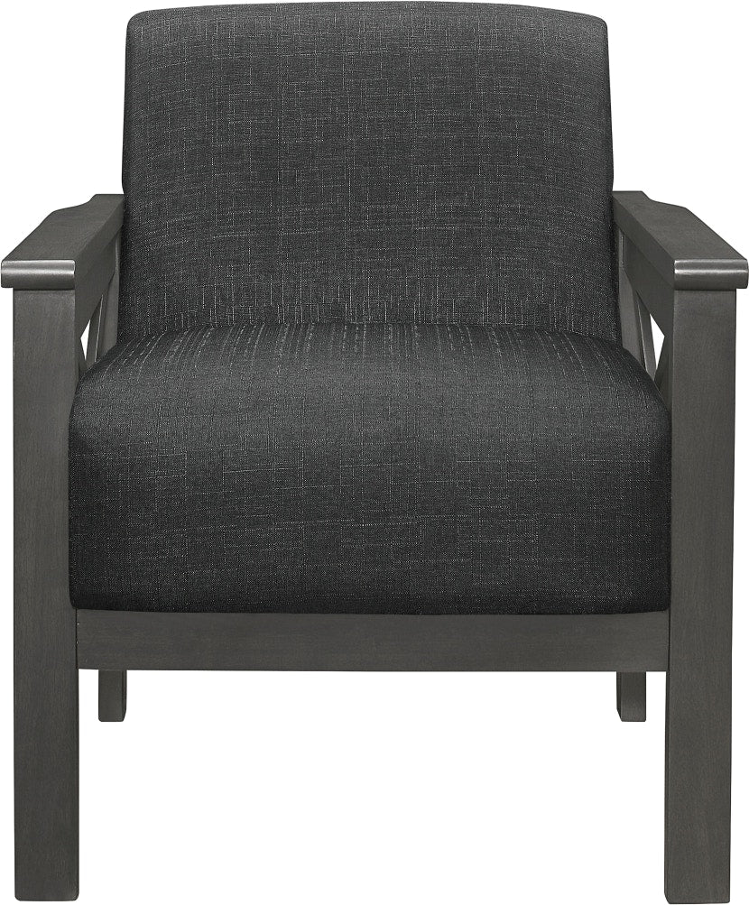 Herriman Accent Chair Dark Grey Furniture Depot