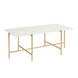 Ida Gold Coffee Table - Furniture Depot