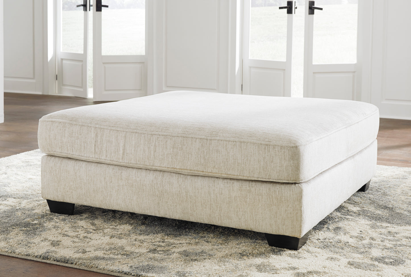 Rawcliffe Oversized Accent Ottoman - Furniture Depot