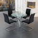 Solara II Round Dining Table in Chrome - Furniture Depot