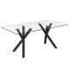 Stark Rectangular Dining Table in Black - Furniture Depot