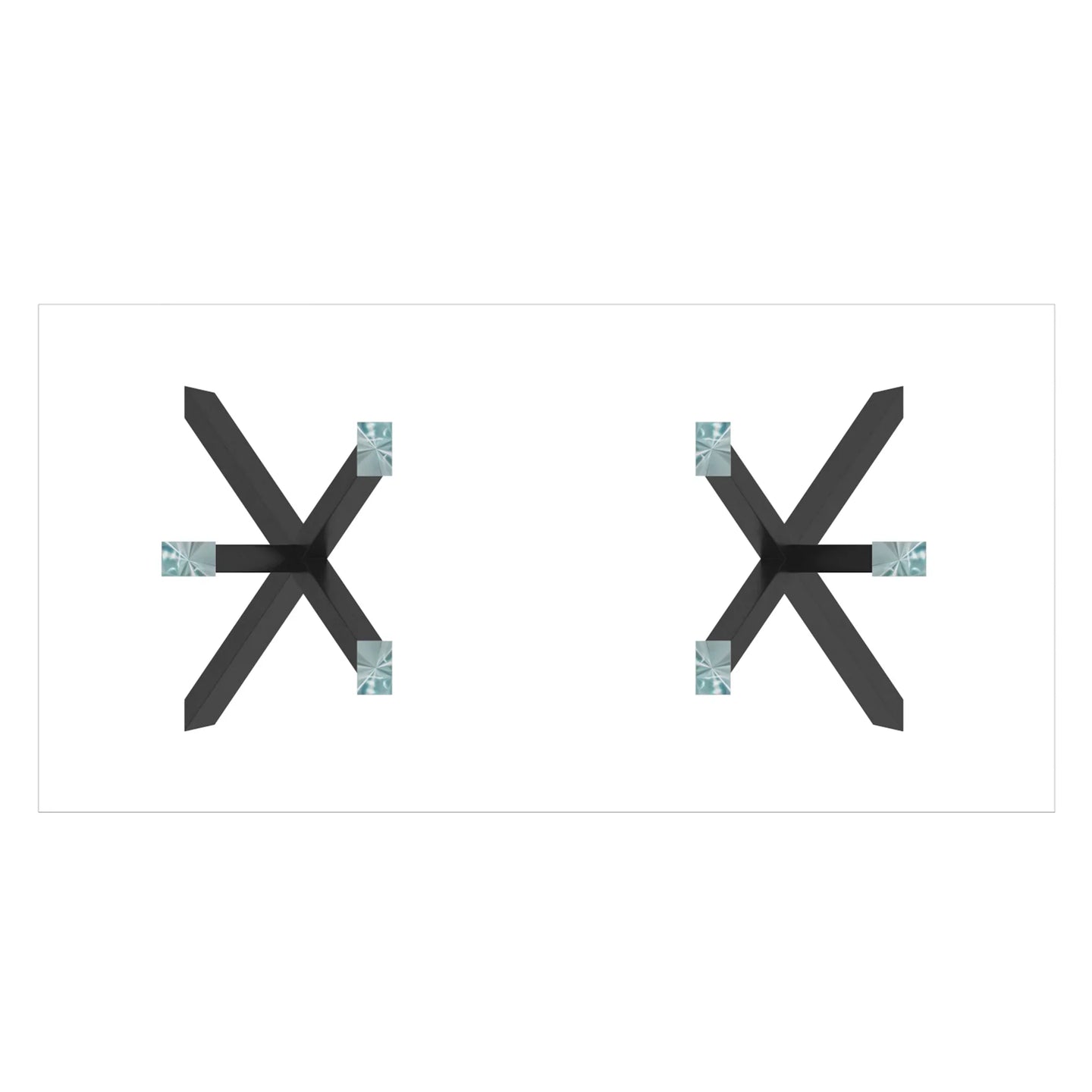 Stark Rectangular Dining Table in Black - Furniture Depot