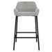 Baily 26'' Counter Stool, set of 2 in Grey - Furniture Depot