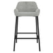 Baily 26'' Counter Stool, set of 2 in Grey - Furniture Depot