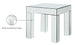 Lainy Mirrored End Table - Furniture Depot