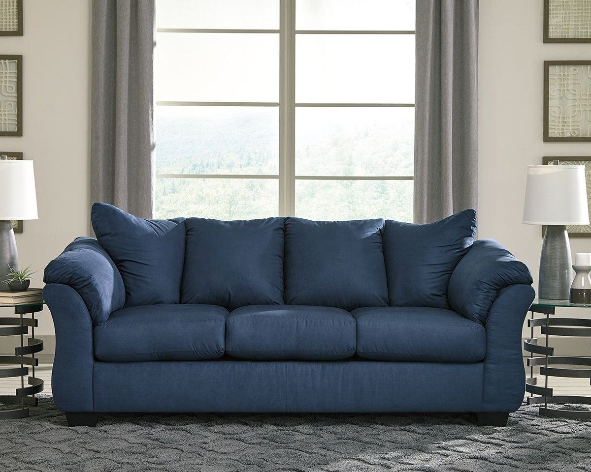 Darcy shop blue sectional