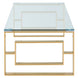 EROS-COFFEE TABLE-GOLD - Furniture Depot