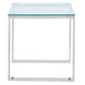 Zevon Accent Table in Silver - Furniture Depot
