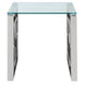 EROS-ACCENT TABLE-SILVER - Furniture Depot