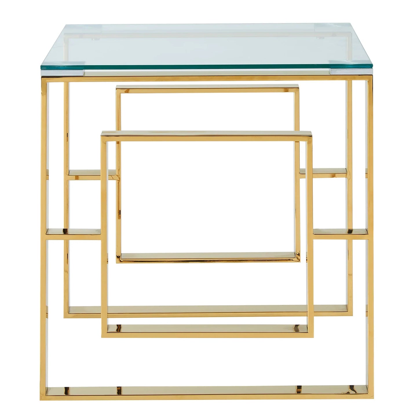 EROS-ACCENT TABLE-GOLD - Furniture Depot