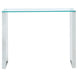 Zevon Console/Desk in Silver - Furniture Depot