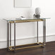 Florina Console Table in Silver and Gold - Furniture Depot