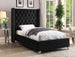 Aiden Velvet Bed - Furniture Depot