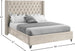 Aiden Velvet Bed - Furniture Depot