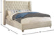 Aiden Velvet Bed - Furniture Depot