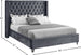 Aiden Velvet Bed - Furniture Depot