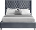 Aiden Velvet Bed - Furniture Depot