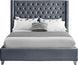 Aiden Velvet Bed - Furniture Depot
