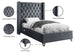 Aiden Velvet Bed - Furniture Depot
