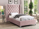 Aiden Velvet Bed - Furniture Depot