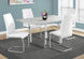 I 1119 Dining Table - 36"X 60" / Grey Cement / Chrome Metal - Furniture Depot (7881067331832)