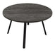 I 1153 Dining Table - 48"Dia/ Black Reclaimed Wood / Black Metal - Furniture Depot (7881068871928)