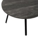 I 1153 Dining Table - 48"Dia/ Black Reclaimed Wood / Black Metal - Furniture Depot (7881068871928)