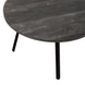 I 1153 Dining Table - 48"Dia/ Black Reclaimed Wood / Black Metal - Furniture Depot (7881068871928)