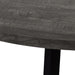 I 1153 Dining Table - 48"Dia/ Black Reclaimed Wood / Black Metal - Furniture Depot (7881068871928)