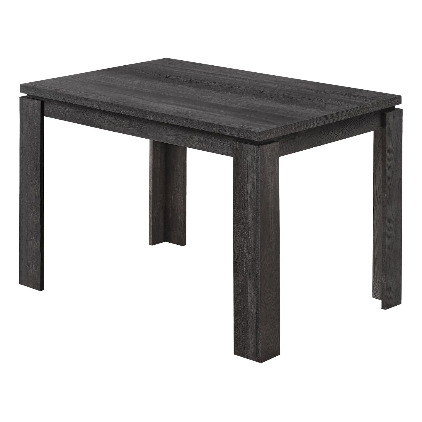 I 1166 Dining Table - 32"X 48" / Black Reclaimed Wood-Look - Furniture Depot