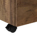 I 7400 Filing Cabinet - 3 Drawer / Brown Reclaimed Wood/ Castors - Furniture Depot