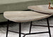 I 7939P Table Set - 2pcs Set / Taupe Reclaimed Wood / Black Metal - Furniture Depot (7881160982776)