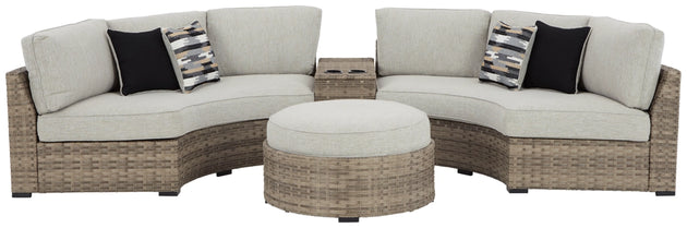 Calworth 4-Piece Outdoor Sectional - Furniture Depot