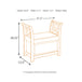 Abbonto Bench - Furniture Depot (3757330464821)