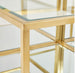 Dalton Multi Level Coffee Table Gold - Furniture Depot