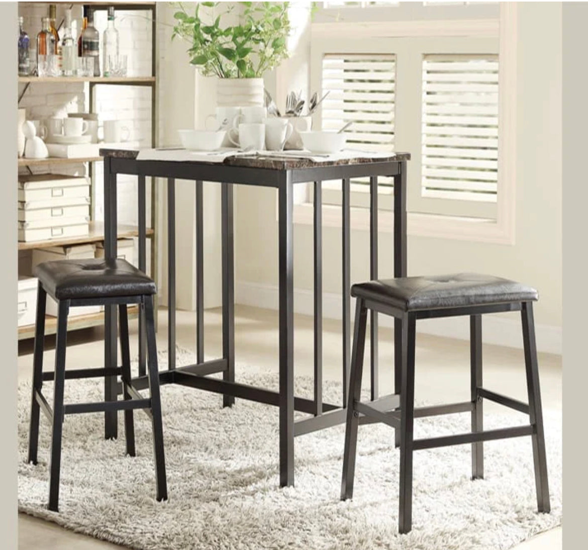 3 Piece Pub Set T3215 - Furniture Depot (7906325070072)