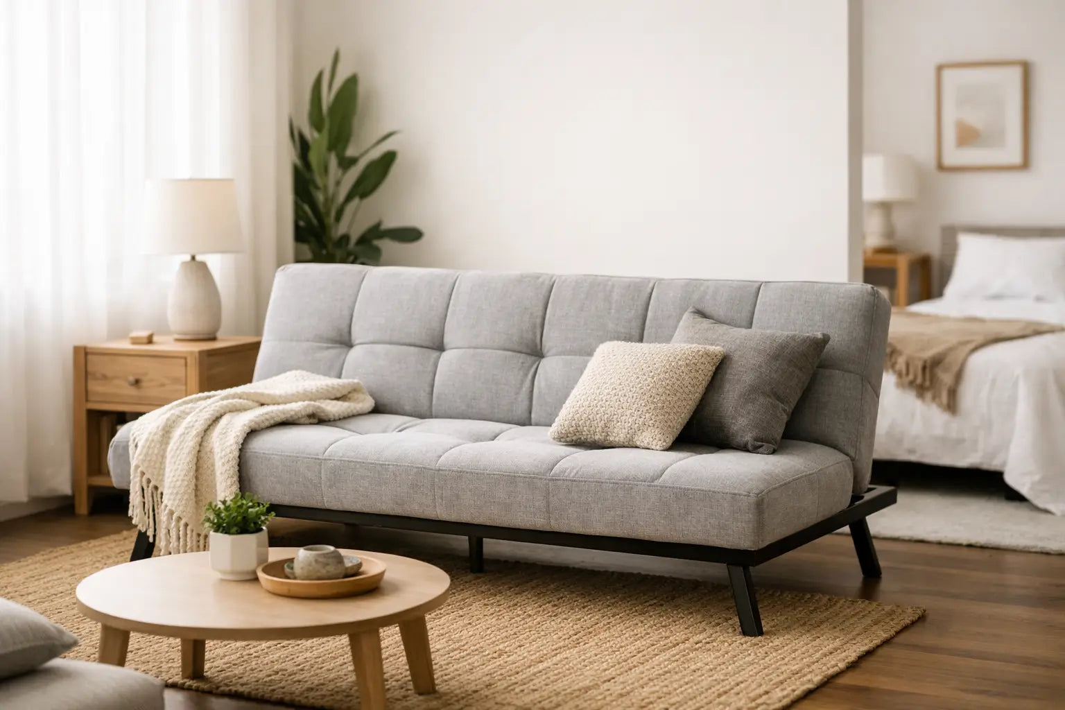 Futon Sofas for Small Spaces and Spare Rooms