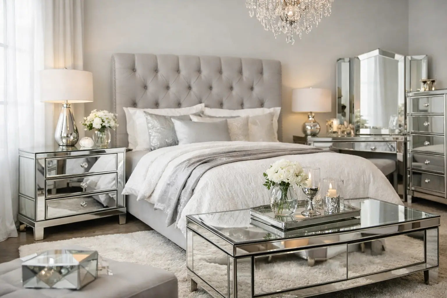 10 Mirrored Furniture Bedroom Ideas That Work