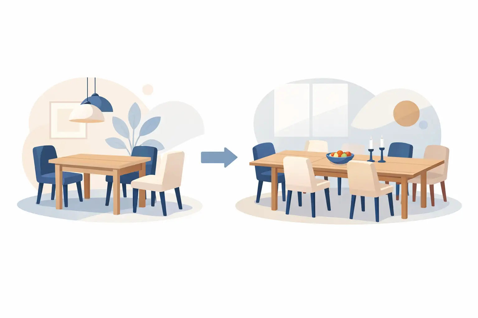 How to Choose an Extendable Dining Table Set