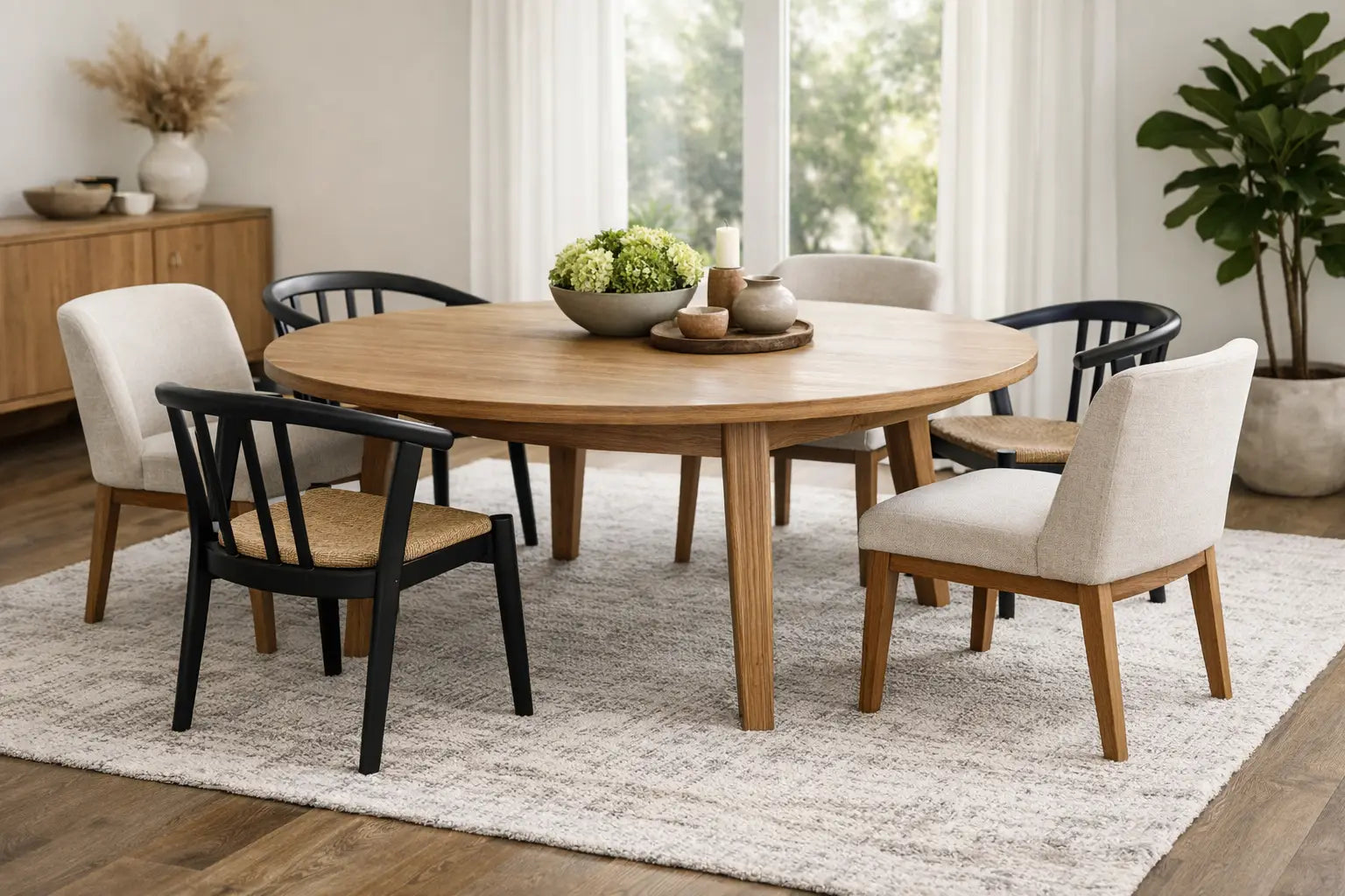 What Size Rug Under Dining Table? Easy Guide