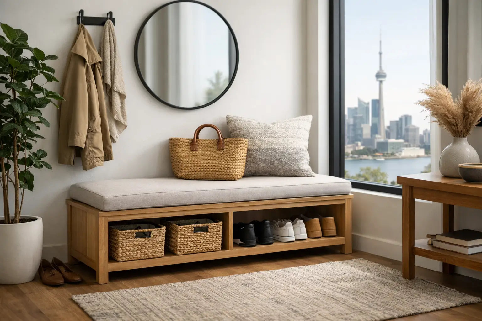 Best Entryway Benches With Storage for GTA Homes